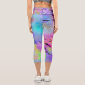 Leggings Capri Multicolor Abstrait (Verso)