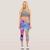Leggings Capri Multicolor Abstrait (Recto)