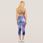 Leggings Capri MultiColor violet  (Verso)