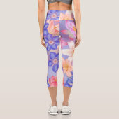 Leggings Capri Mur de fleurs (Verso)