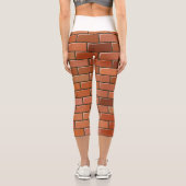 Leggings Capri mur en brique (Verso)