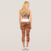 Leggings Capri mur en brique (Verso)