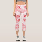 Leggings Capri Murmures écarlates (Recto)