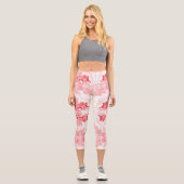 Leggings Capri Murmures écarlates (Recto)