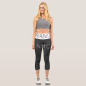 Leggings Capri Musique Électronique Trance (Recto)