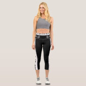 Leggings Capri Musique piano (Recto)