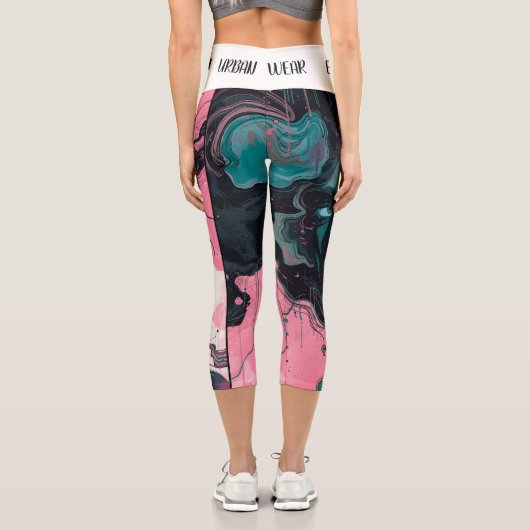 LEGGINGS CAPRI MUSSA FLORAL (Verso)