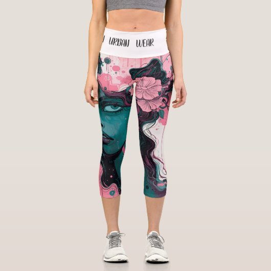LEGGINGS CAPRI MUSSA FLORAL (Recto)