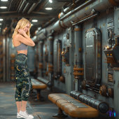 Leggings Capri Mystique céleste de nuit Ciel Design