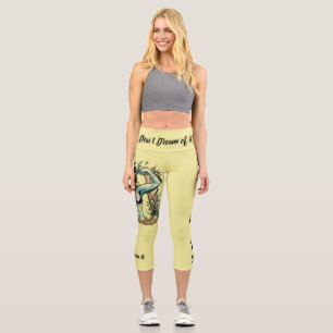 Leggings Capri Ne rêvez pas de ça - Entraînez-le ! Fitness Medusa