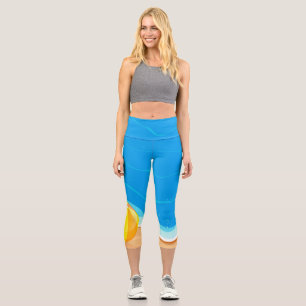 Leggings Capri Née sur la Plage