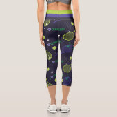 Leggings Capri 💚 Neon green J'aime le tennis (Verso)