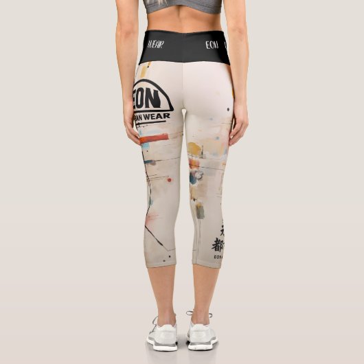 LEGGINGS CAPRI NEON ROSE (Verso)