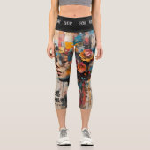 LEGGINGS CAPRI NEON ROSE (Recto)