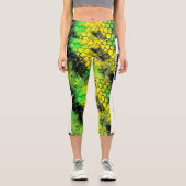 Leggings Capri Neon Snake GRL Power (Recto)