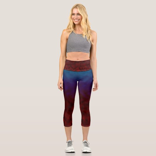 Leggings Capri Nocturne de la Flamme Creuse (Recto)