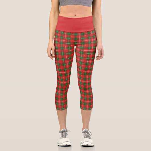 Leggings Capri Noël Plaid 6 (Recto)