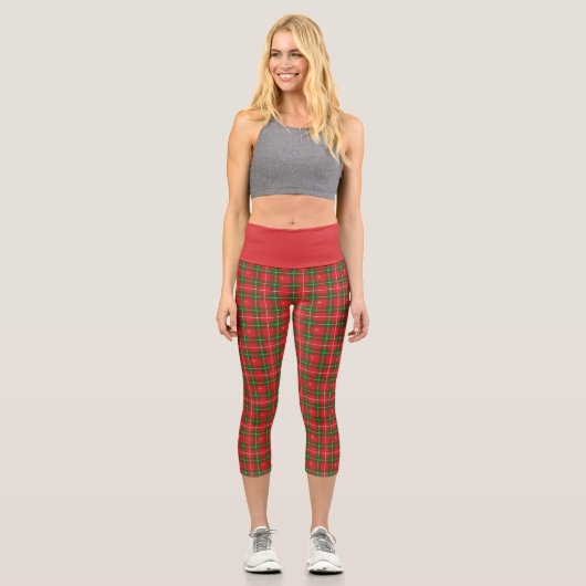 Leggings Capri Noël Plaid 6 (Recto)