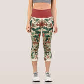 Leggings Capri Noël victorien/classique/Vintage (Recto)