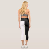 Leggings Capri Noir et blanc (Verso)