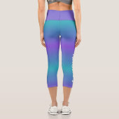 Leggings Capri Nom personnalisé personnalisé personnalisé multico (Verso)