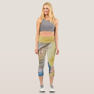 Leggings Capri Notre Dame du Silence tenant le bébé Jésus