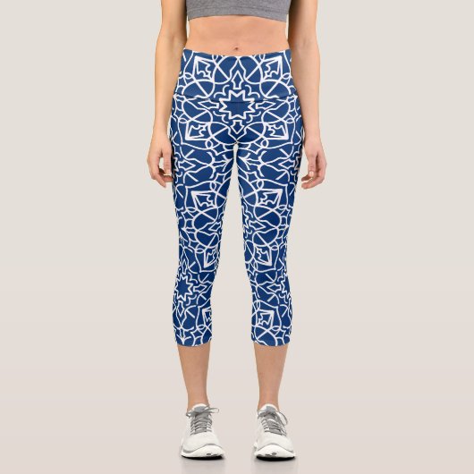 Leggings Capri Nouveau Mandala 3 (Recto)