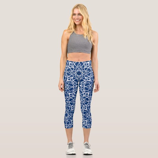 Leggings Capri Nouveau Mandala 3 (Recto)