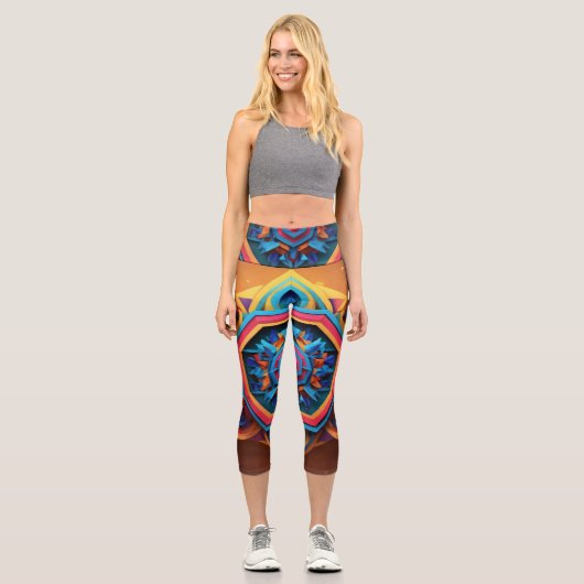 Leggings Capri Nouvelle mode High Waising Capris (Recto)