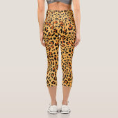 Leggings Capri Nouvelle texture de léopard 3 (Verso)