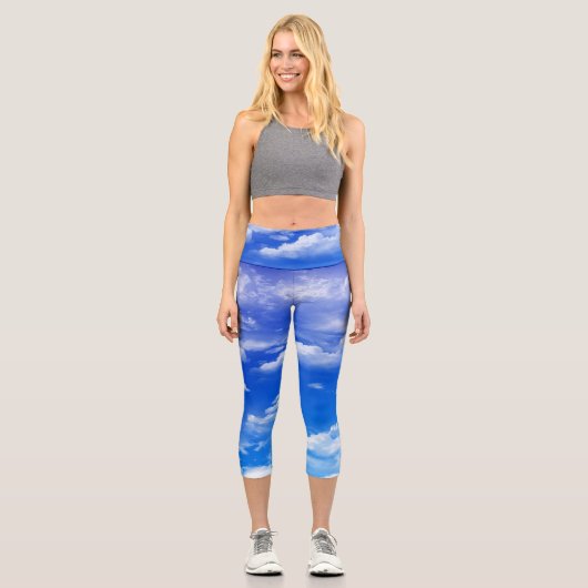 Leggings Capri Nuages (Recto)