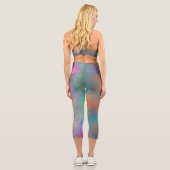 Leggings Capri Nuages arc-en-ciel (Verso)