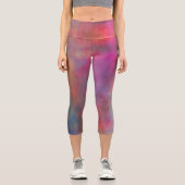 Leggings Capri Nuages arc-en-ciel (Recto)