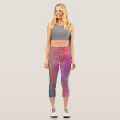 Leggings Capri Nuages arc-en-ciel (Recto)