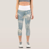 Leggings Capri Nuages éthérés (Recto)