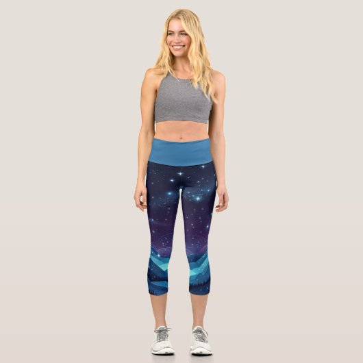 Leggings Capri Nuit de Starry Hills (Recto)