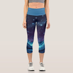 Leggings Capri Nuit des Collines Étoilées
