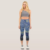 Leggings Capri Nuit étoilée Capri Yoga Pants (Recto)