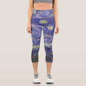 Leggings Capri Nuit étoilée par Vincent van Gogh (Recto)
