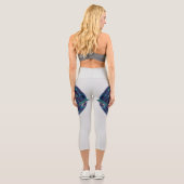 Leggings Capri Nuit stellaire Mandala (Verso)