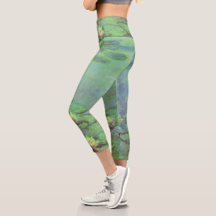 Leggings Capri Nymphéas par Claude Monet, Impressionnisme Vintage