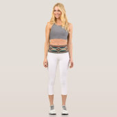 Leggings Capri “OAXACA BAND / WHITE” High-Waisted Capris  (Recto)