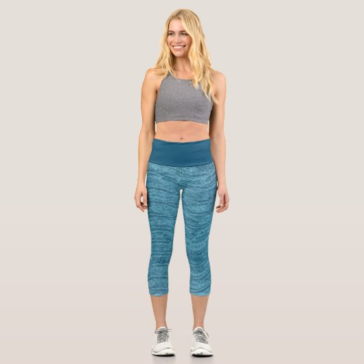 Leggings Capri Océan (Recto)