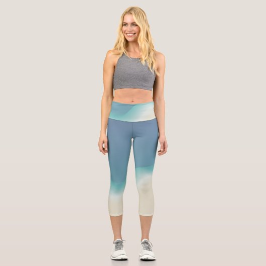 Leggings Capri Ocean Breeze Beach Color Blend (Recto)