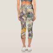 Leggings Capri Octopus Beach Antique Côte Steampunk (Verso)