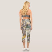 Leggings Capri Octopus Beach Antique Côte Steampunk (Verso)