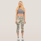 Leggings Capri Octopus Beach Antique Côte Steampunk (Recto)