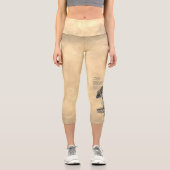 Leggings Capri OEuvre d'art en voie de disparition Aigle philippi (Recto)