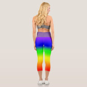 Leggings Capri Ombre arc-en-ciel (Verso)