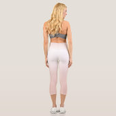 Leggings Capri Ombre rose vif Capris haute taille (Verso)